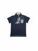 Navy blue polo shirt with nautical accessories (0187-2) miniaturka 5