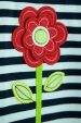 Dress and shorts with flower applique - set (0196-2) miniaturka 5