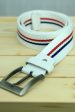White belt with red and navy accessories - 120 cm (0530-51) miniaturka 1