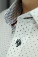 White long-sleeved shirt with fine dots (0690-2) miniaturka 3