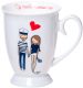 Porcelain mug with nautical graphics (0723-5) miniaturka 5