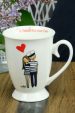 Porcelain mug with nautical graphics (0723-6) miniaturka 1