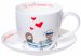 Porcelain cup with nautical graphics (0729-4) miniaturka 5