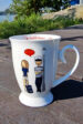 Porcelain mug with nautical graphics (0723-2) miniaturka 1