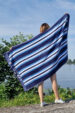 Beach towel in nautical style 180x90 cm (0507-1) miniaturka 1