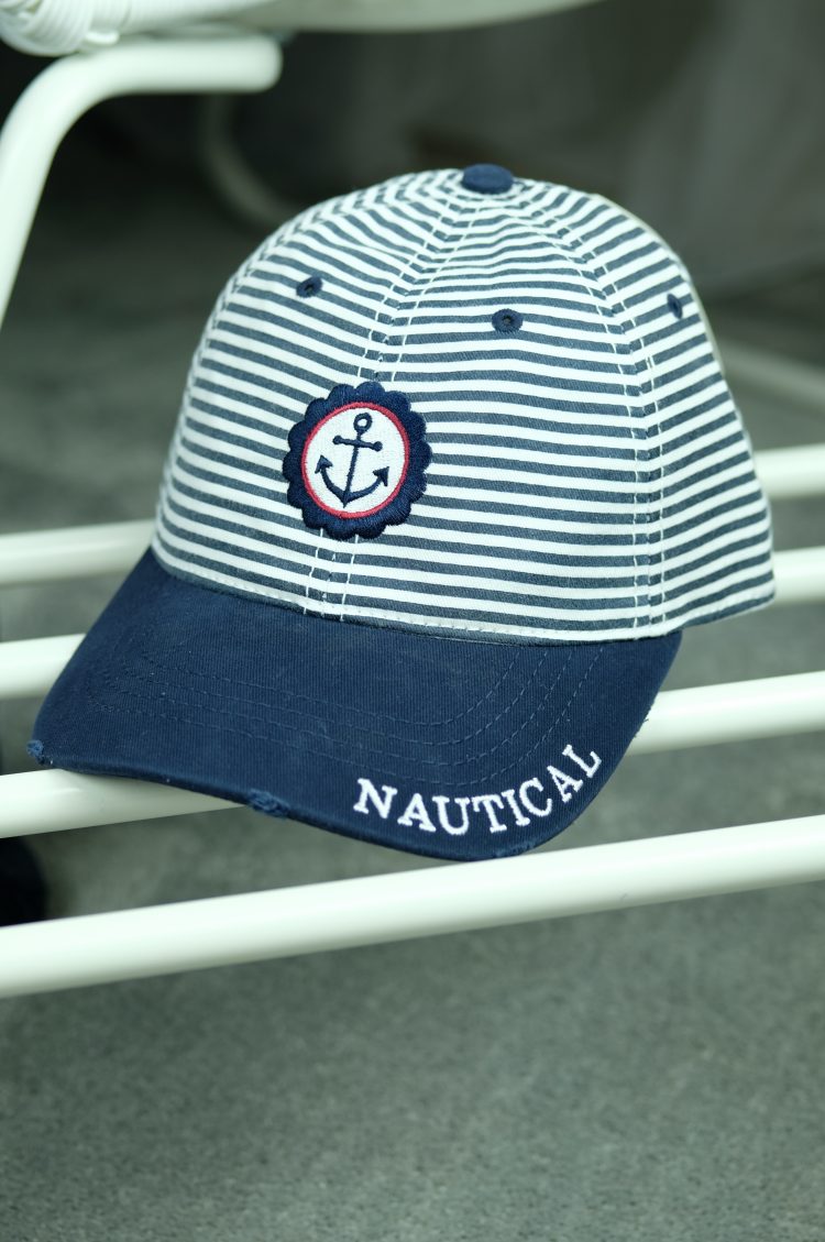 Children's navy blue baseball cap (0451-4) zdjęcie 1