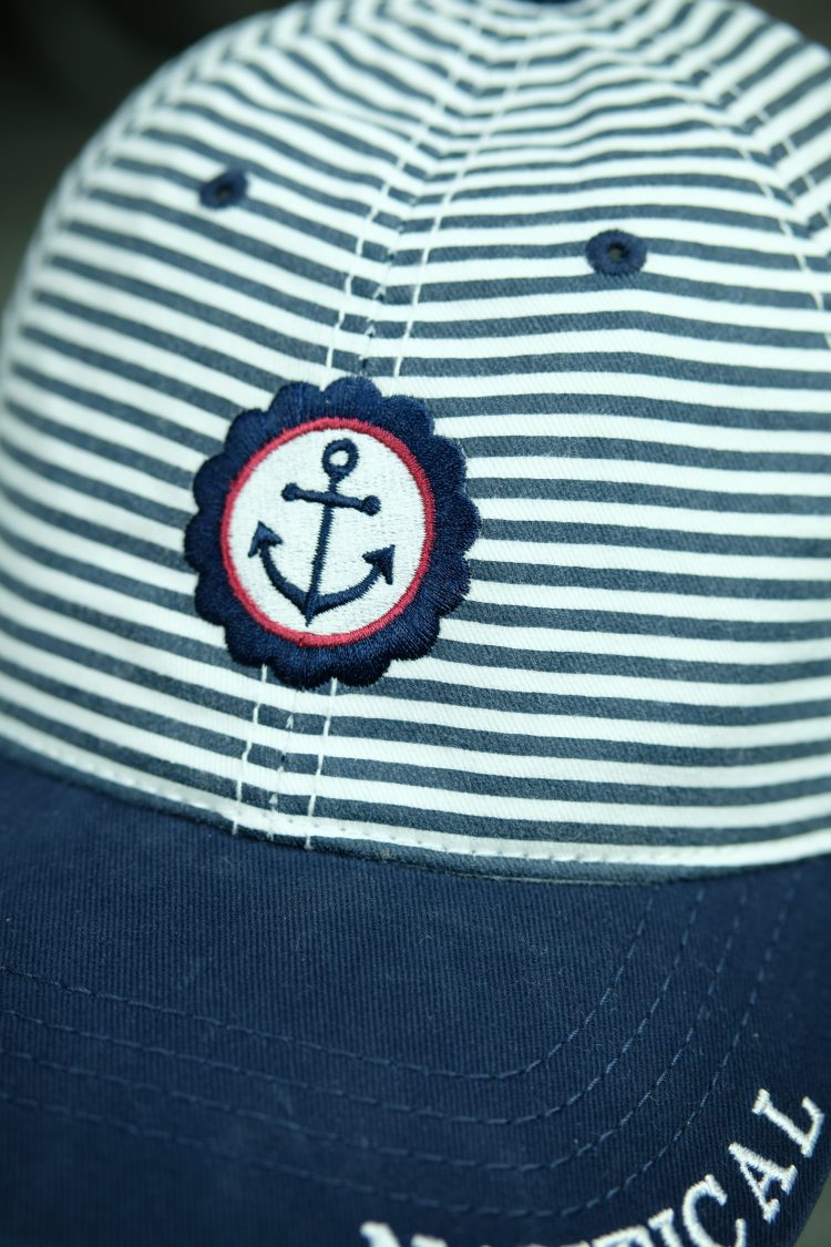 Children's navy blue baseball cap (0451-4) zdjęcie 2