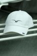 White baseball cap with seagull applique (0455-1) miniaturka 1