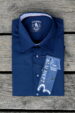 Navy blue long-sleeved shirt (0690-1) miniaturka 1