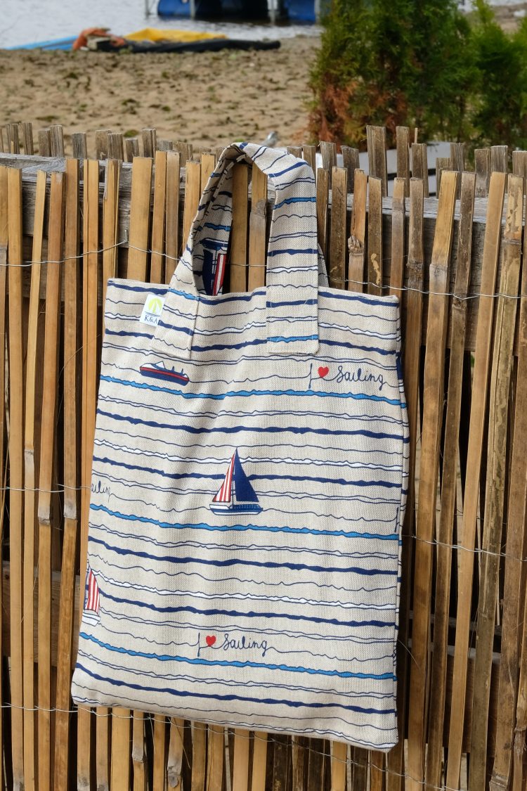 K&A cotton nautical shopping bag (1112) zdjęcie 2