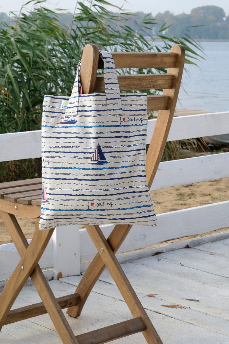 K&A cotton nautical shopping bag (1112) zdjęcie 1