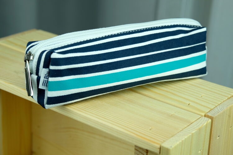 Blue and white striped case (0320-12) zdjęcie 3