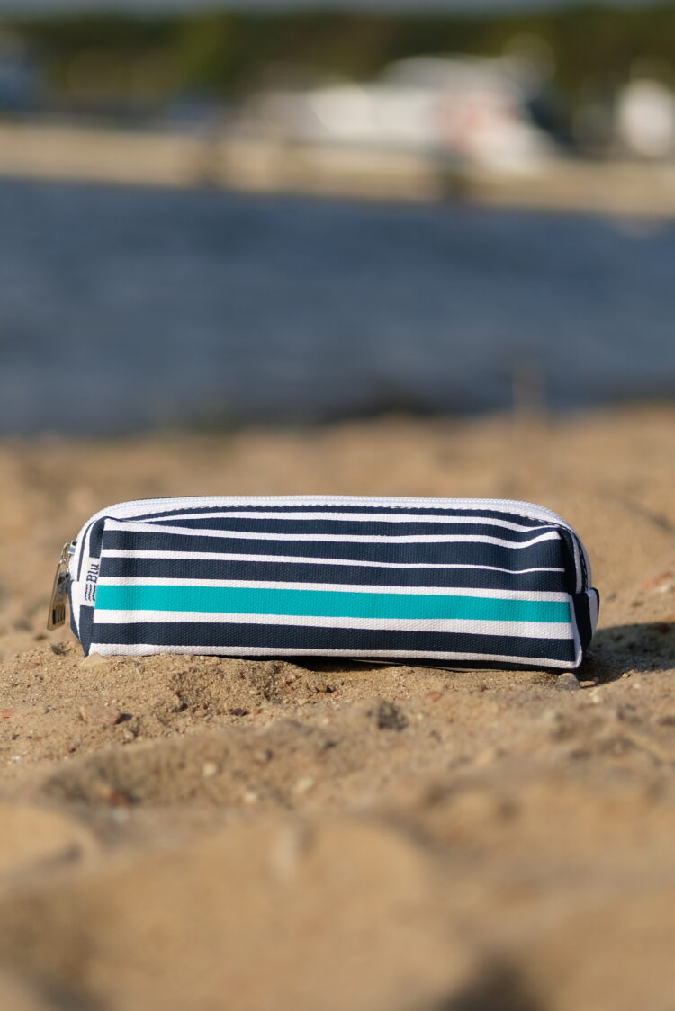 Blue and white striped case (0320-12) zdjęcie 1