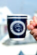 Porcelain mug with captain's graphic (0730-5) miniaturka 1