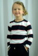 Long-sleeved striped blouse (0180) miniaturka 2
