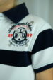 White and navy striped polo shirt (0187-5) miniaturka 4