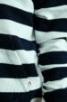 Children's sweatshirt with white and navy stripes (0670-1) miniaturka 6