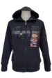 Navy blue zip-up hoodie (0694) miniaturka 8