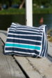 Cosmetic bag with white and navy stripes (0317-13) miniaturka 2