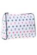 White cosmetic bag with black and red anchors and steering wheels (0317-6) miniaturka 4