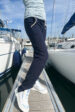 Long navy blue tracksuit trousers (1302) miniaturka 4