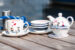 Porcelain teapot and cup set (0726-1) miniaturka 5