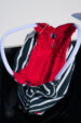 Ladies' fabric shoulder and hand bag (0210) miniaturka 3
