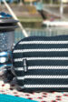 Cosmetic bag with white and navy stripes (0334-1) miniaturka 2