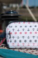 Cosmetic bag in navy blue and red anchors and steering wheels (0334-5) miniaturka 2