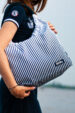 Ladies' fabric shoulder and hand bag (0326) miniaturka 2