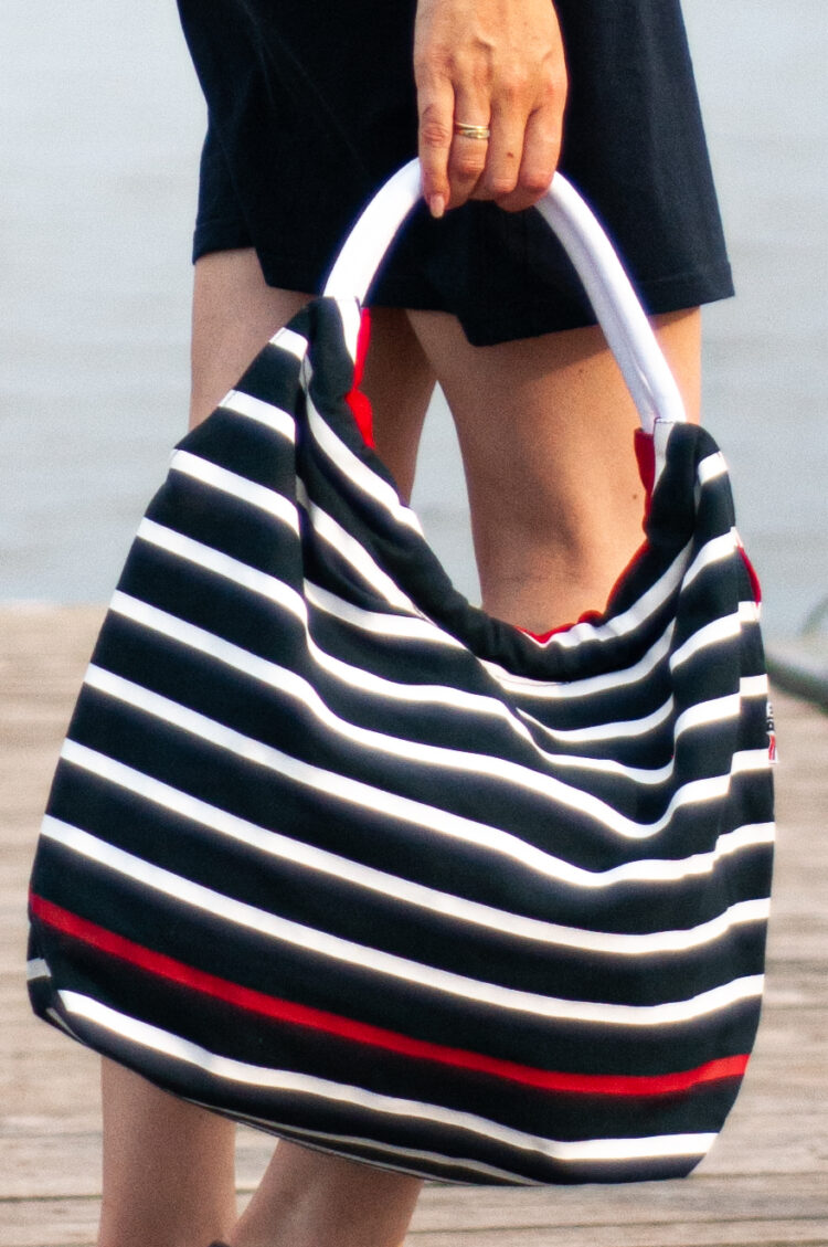 Ladies' fabric shoulder and hand bag (0210) zdjęcie 1