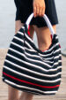 Ladies' fabric shoulder and hand bag (0210) miniaturka 1