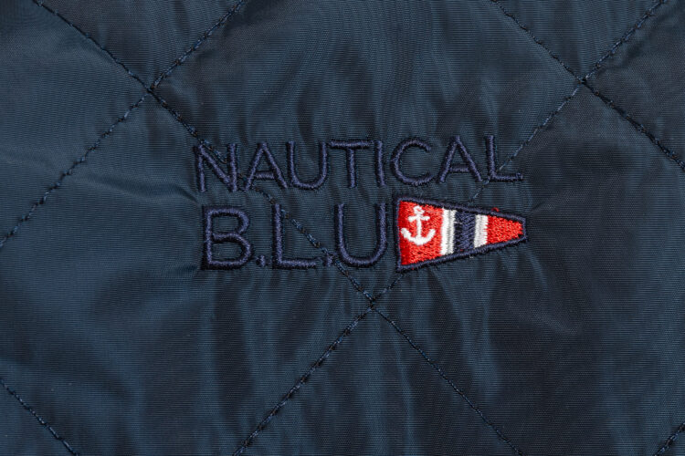 Navy blue men's jacket (0792) zdjęcie 4