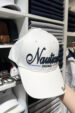 White Nautical 3D baseball cap (0475-2) miniaturka 1