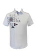 White nautical polo shirt (0778-2) miniaturka 1