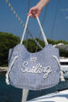 Sailing blue striped bag (0354-1) miniaturka 1