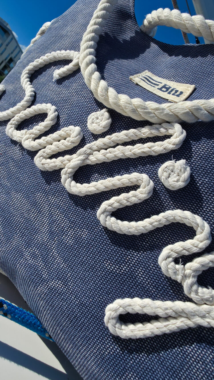 Sailing blue jeans bag (0354-2) zdjęcie 2