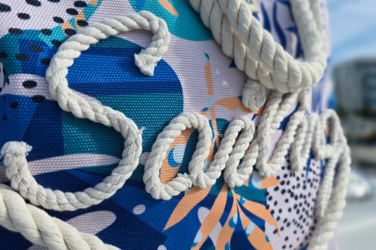 Sailing bag colorful leaves (0345-3) zdjęcie 3