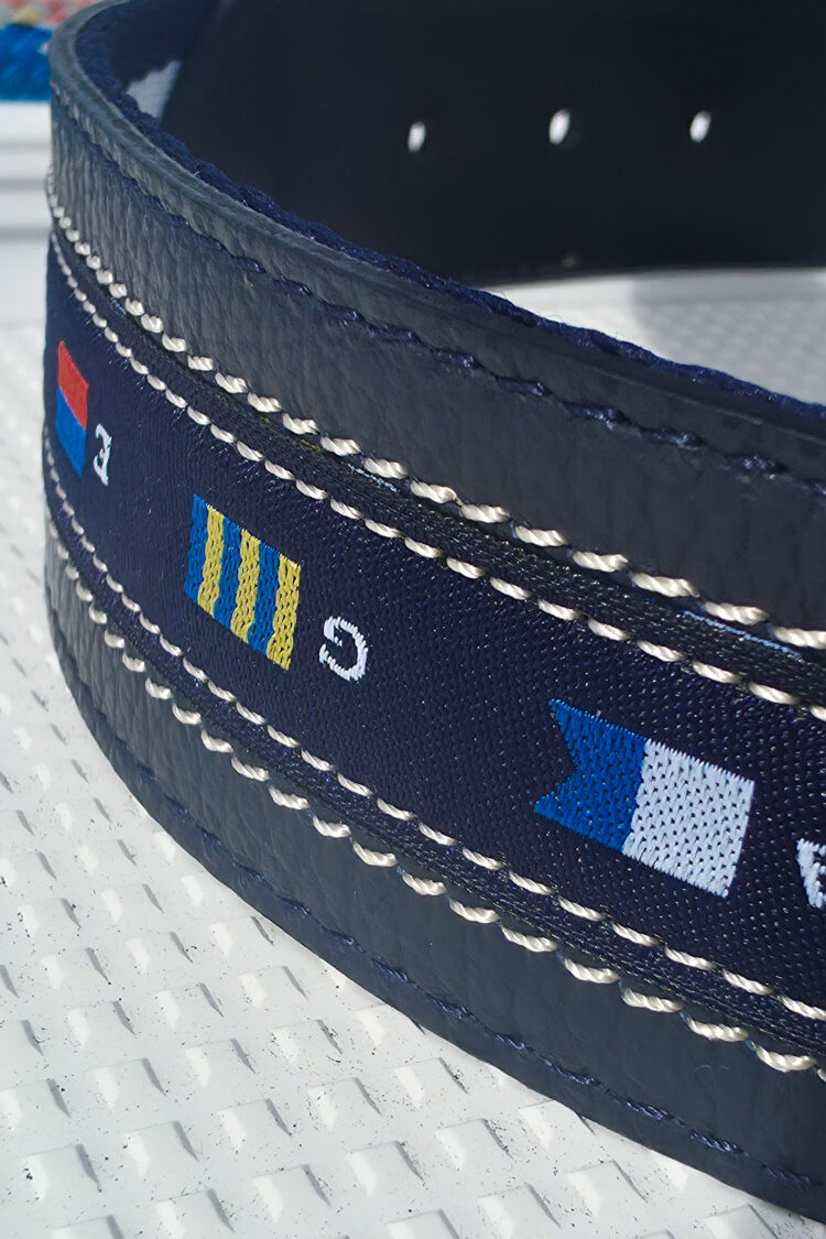 Double-sided flag code belt (0532-1) - maximum length 108 cm zdjęcie 2