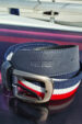 RUBBER trouser belt, navy blue/white/red (0533) – maximum length 105 cm to 120 cm when stretched miniaturka 3