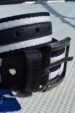 White belt with navy blue stripes (0530-18) miniaturka 3