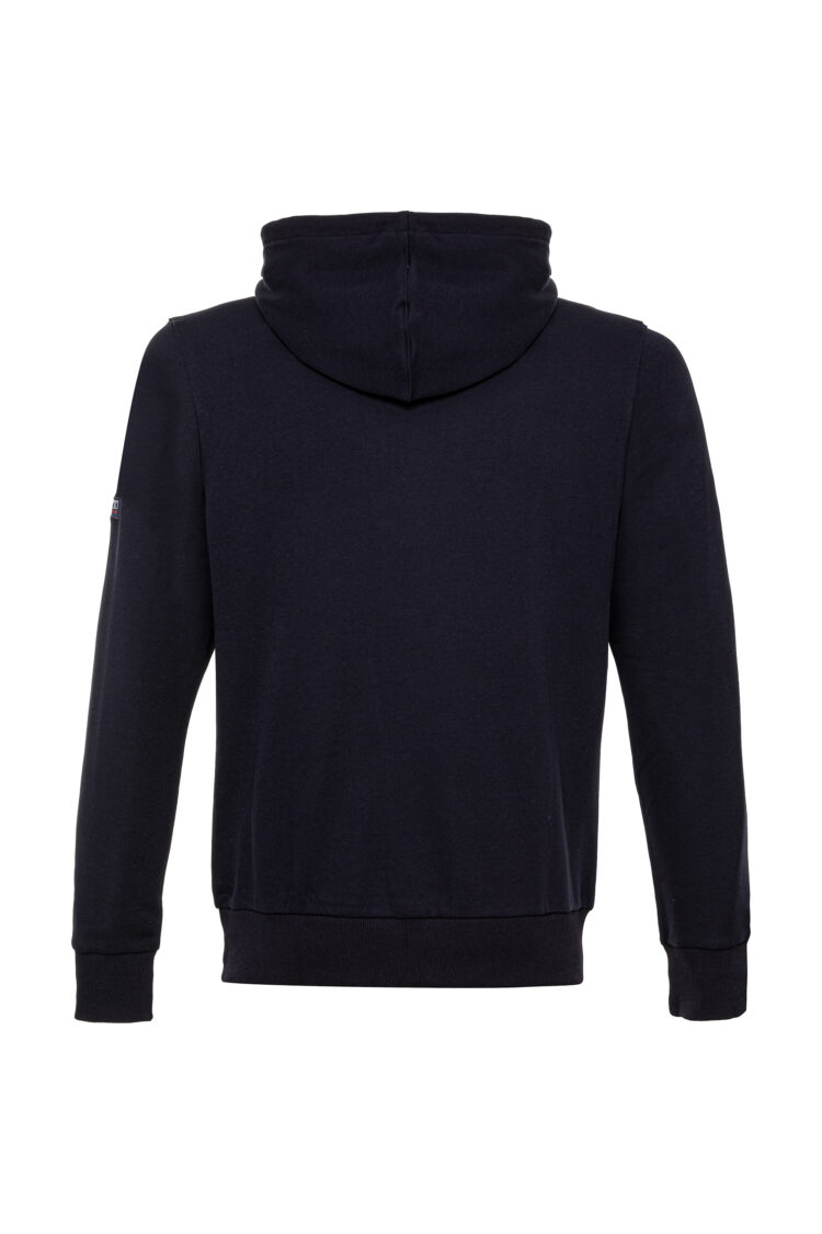 Navy blue men's hoodie BLU Nautical Offshore Sailing (0796) zdjęcie 2