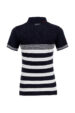 Navy blue women's polo shirt BLU (1382) miniaturka 2