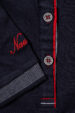Navy blue women's polo shirt BLU (1381) miniaturka 4