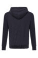 Men's BLU sailing sweatshirt – navy blue with hood, zip-up NAUTICAL (0798-2) miniaturka 2
