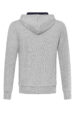 Men's BLU sailing sweatshirt – gray with hood, zipper, NAUTICAL style (0798-1) miniaturka 2