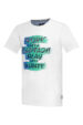 BLU Lifestyle men's white T-shirt with ‘Work Like a Captain, Play Like a Pirate’ print (1605-1) miniaturka 1