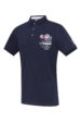 BLU Lifestyle men's polo shirt – navy blue with nautical details (1641-1) miniaturka 1