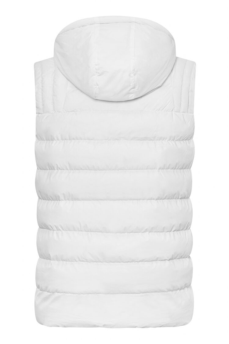 BLU men's sailing vest – white with hood, lightweight and waterproof (1699-1) zdjęcie 2