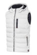 BLU men's sailing vest – white with hood, lightweight and waterproof (1699-1) miniaturka 1